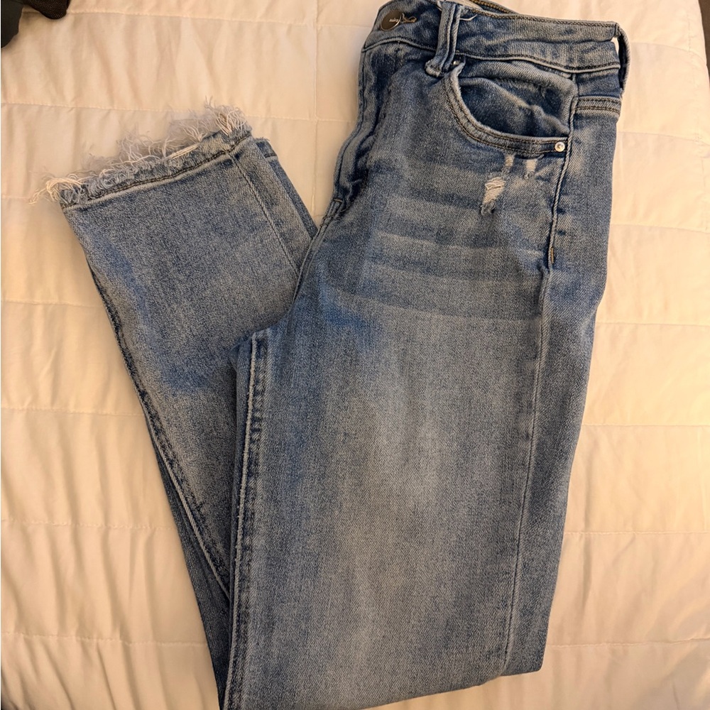 Classic Light Blue High Rise Women Jeans